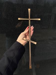 Крест BK 22 (40*16, Бронза, цвет Бронза, Православный) арт:1751