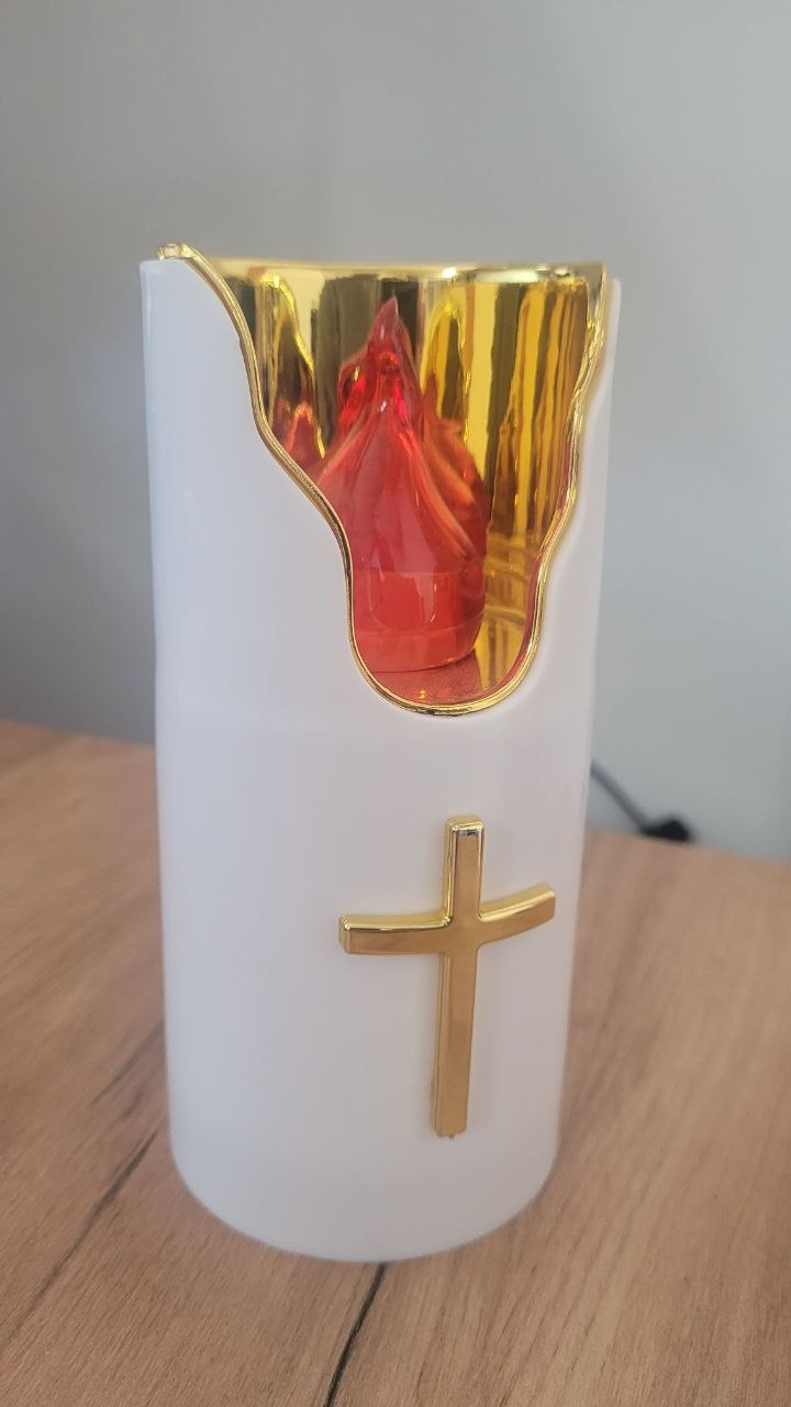 Свеча для лампады электрическая Subito 13 (Время горения 45 дней, в упаковке 6 шт.) арт:2583