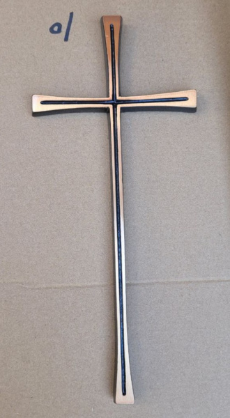 Крест BK 18 (25*10 см, Бронза, цвет Бронза, Католический) арт:1753