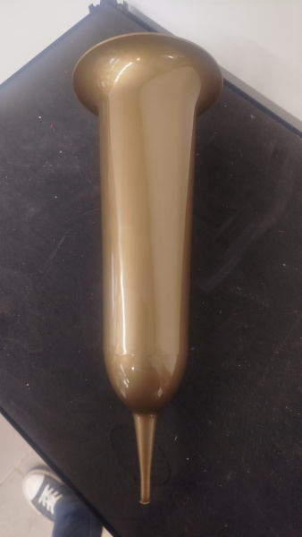 Ваза Пластиковая wbijany 2DONPL (30*14, материал Пластик, цвет золото) в упаковке 10 штук  арт:2399